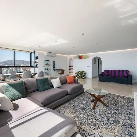 Primera Linea Playa Levante Piso 21 Vistas Infinitas Al Mar Y Montana 公寓 貝尼多姆