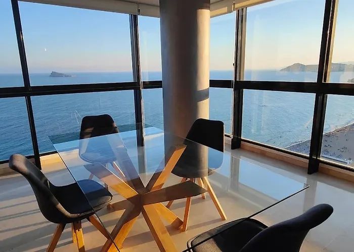 Primera Linea Playa Levante Piso 21 Vistas Infinitas Al Mar Y Montana * Benidorm