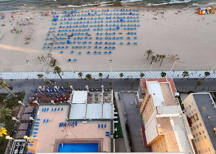 Primera Linea Playa Levante Piso 21 Vistas Infinitas Al Mar Y Montana * Benidorm